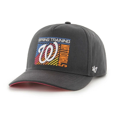 Men's '47  Charcoal Washington Nationals 2023 Spring Training Reflex Hitch Snapback Hat