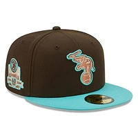 Men's New Era Brown/Mint Athletics Walnut Mint 59FIFTY Fitted Hat