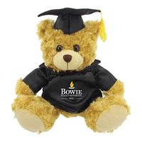 Black/Brown Bowie State Bulldogs 12'' Graduation Plush Bear