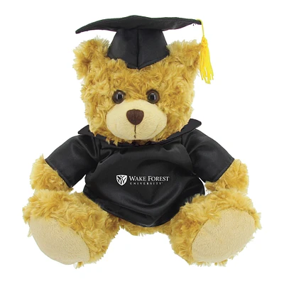 Black/Brown Wake Forest Demon Deacons 12'' Graduation Plush Bear