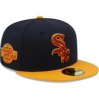 Men's New Era Navy/Gold Chicago White Sox Primary Logo 59FIFTY Fitted Hat