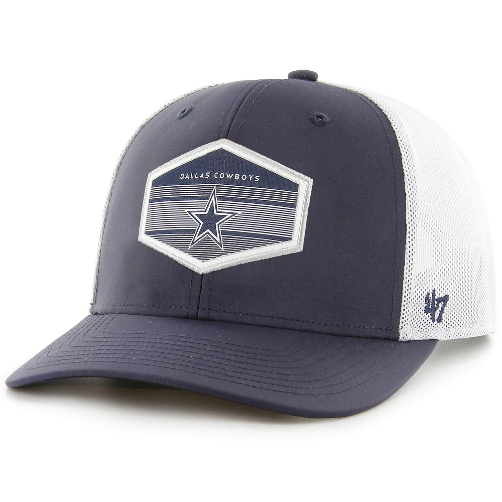 Men's '47 Navy Dallas Cowboys Burgess Trucker Adjustable Hat