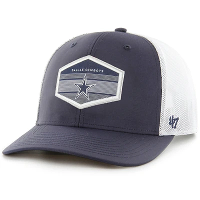 Men's '47 Navy Dallas Cowboys Burgess Trucker Adjustable Hat