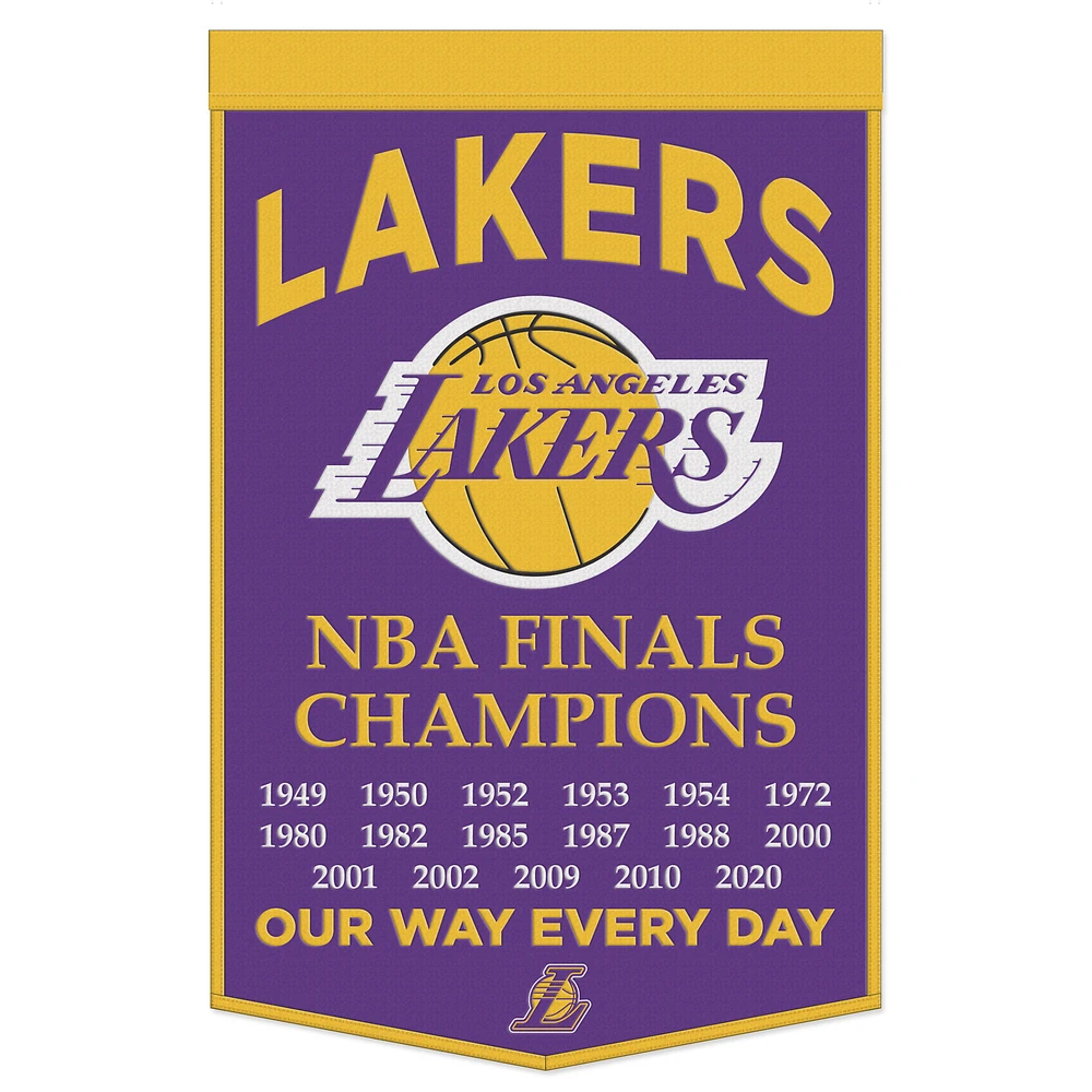 WinCraft Los Angeles Lakers 24" x 38" Championship Banner