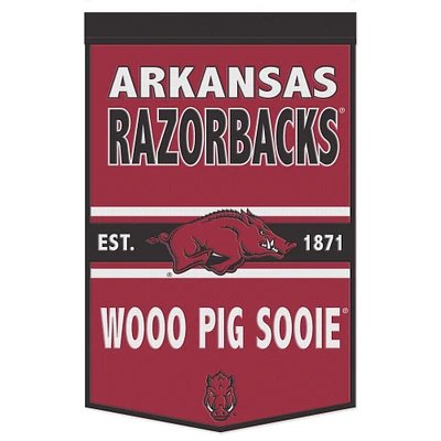 WinCraft Arkansas Razorbacks 24" x 38" Slogan Banner