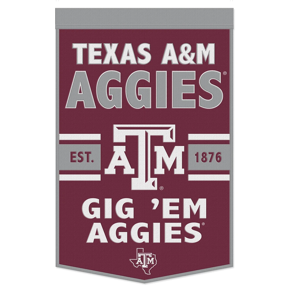 WinCraft Texas A&M Aggies 24" x 38" Slogan Banner