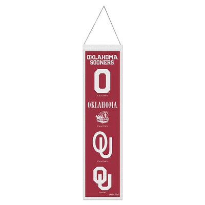 WinCraft Oklahoma Sooners 8" x 32" Evolution Banner