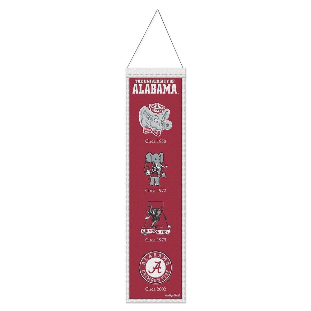 WinCraft Alabama Crimson Tide 8" x 32" College Vault Evolution Banner