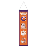 WinCraft  Clemson Tigers 8" x 32" College Vault Evolution Banner