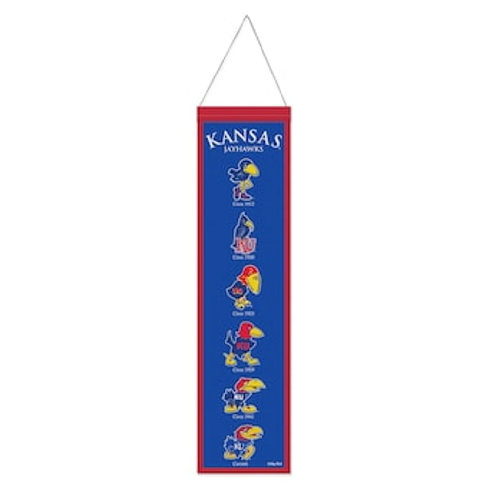 WinCraft  Kansas Jayhawks 8" x 32" College Vault Evolution Banner