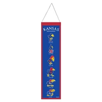 WinCraft  Kansas Jayhawks 8" x 32" College Vault Evolution Banner