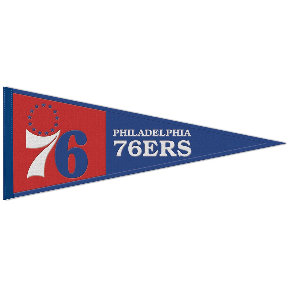 WinCraft Philadelphia 76ers 13" x 32" Wool Primary Logo Pennant