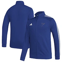 Men's adidas  Blue St. Louis Blues Raglan Full-Zip Track Jacket