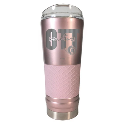 Ottawa Senators 24oz. Draft Rose Gold Tumbler