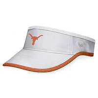 Men's Top of the World White Texas Longhorns Daybreak Adjustable Visor