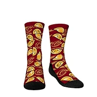 Youth Rock Em Socks Cleveland Cavaliers Localized Food Pierogies Crew Socks