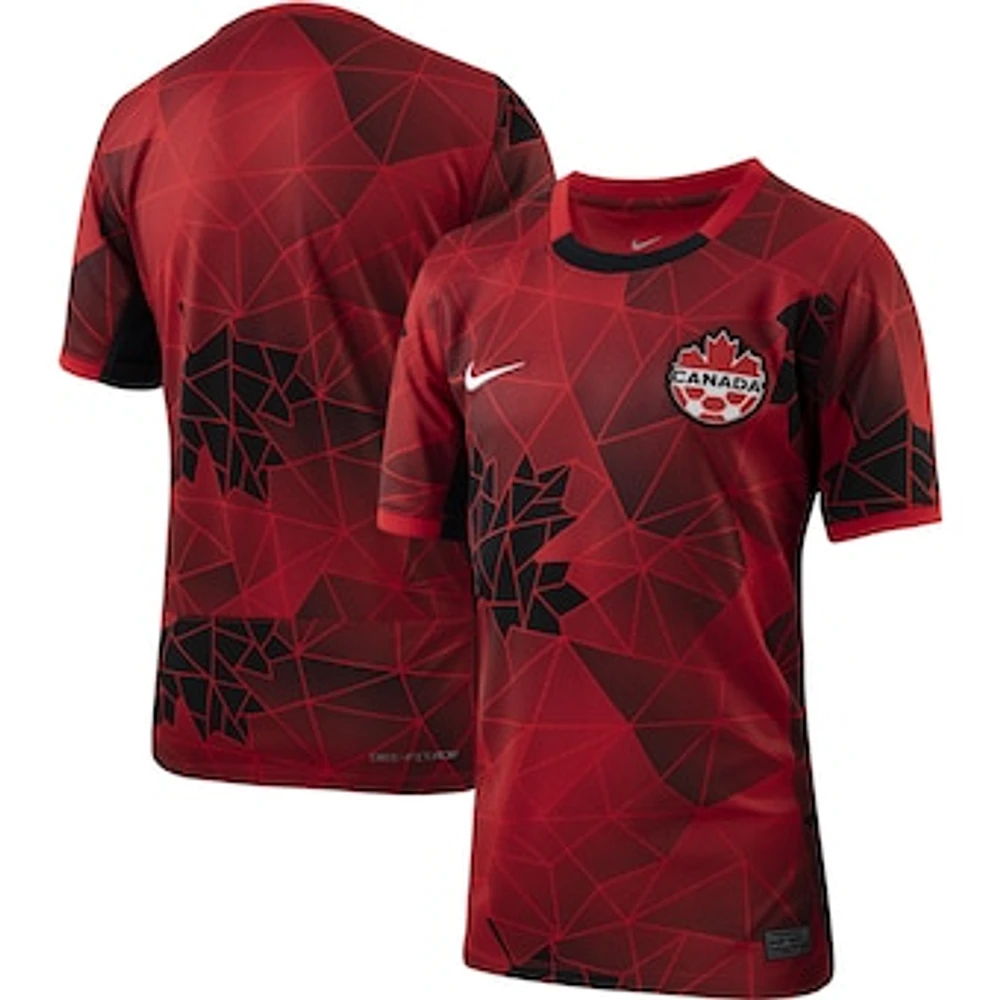 Youth Nike Red Canada Women's National Team 2023 Home Replica Jersey