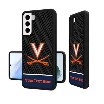 Virginia Cavaliers Galaxy Endzone Personalized Bump Case
