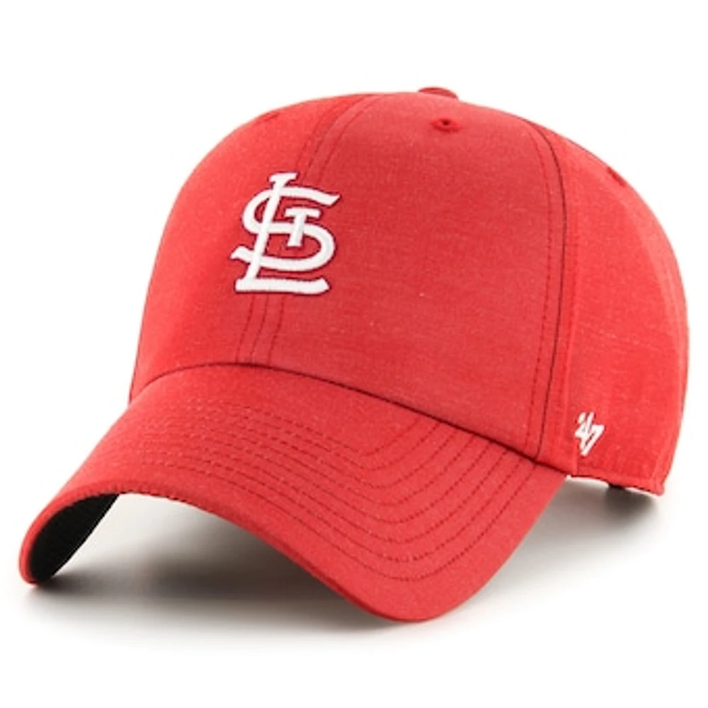 Men's '47 Red St. Louis Cardinals Oxford Tech Clean Up Adjustable Hat