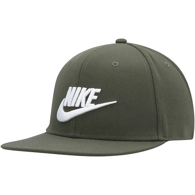 Men's Nike  Olive Pro Futura Snapback Hat