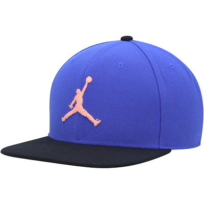 Men's Jordan Brand Royal/Black Pro Jumpman Snapback Hat