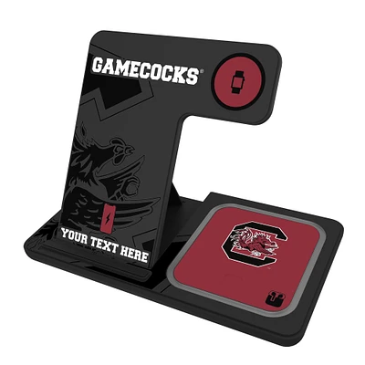 South Carolina Gamecocks Personalized 3-In-1 Wireless Charger