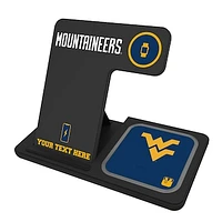 West Virginia Mountaineers Personalized 3-In-1 Wireless Charger