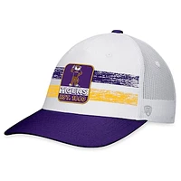 Men's Top of the World White/Purple LSU Tigers Retro Fade Snapback Hat