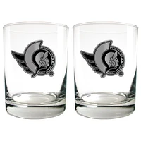 Ottawa Senators 15oz. Legacy Rocks Glass Set