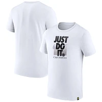 Men's Nike White Club America Just Do It T-Shirt