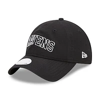 Women's New Era Black Baltimore Ravens Collegiate 9TWENTY Adjustable Hat