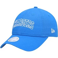 Women's New Era Powder Blue Los Angeles Chargers Collegiate 9TWENTY Adjustable Hat