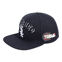 Men's Pro Standard Black Chicago White Sox 2005 World Series Old English Snapback Hat