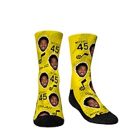 Youth Rock Em Socks Donovan Mitchell Utah Jazz Player Hooper Allover Crew Socks