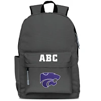 MOJO Gray Kansas State Wildcats Personalized Campus Laptop Backpack