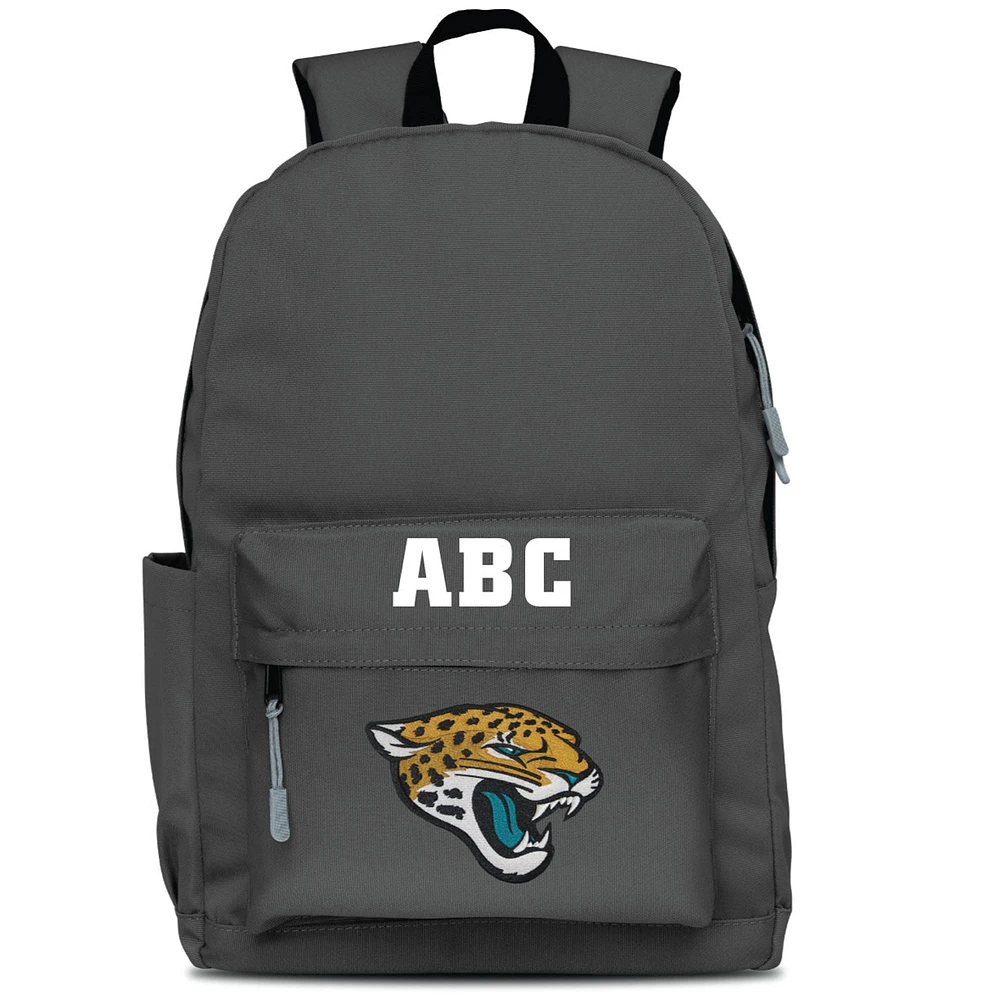 MOJO Gray Jacksonville Jaguars Personalized Campus Laptop Backpack