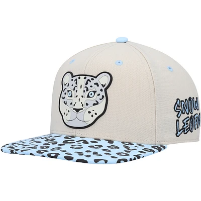 Youth Explore Cream Explore Snow Leopard Snapback Hat