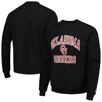 Men's Champion Black Oklahoma Sooners High Motor Pullover Sweatshirt