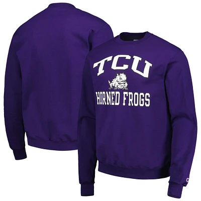 Men's Champion Purple TCU Horned Frogs High Motor Pullover Sweatshirt