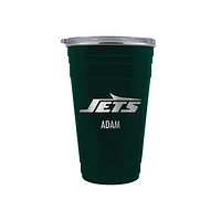 New York Jets Team Logo 22oz. Personalized Tailgater Travel Tumbler