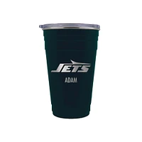 New York Jets Team Logo 22oz. Personalized Tailgater Travel Tumbler