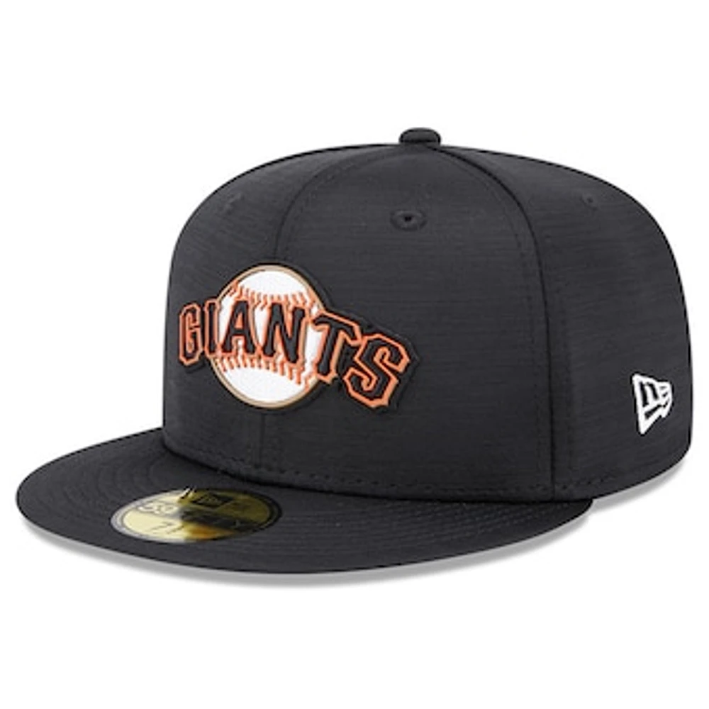 Men's New Era Black San Francisco Giants Clubhouse 59FIFTY Fitted Hat