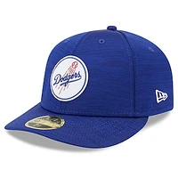 Men's New Era Royal Los Angeles Dodgers Clubhouse Low Profile 59FIFTY Fitted Hat