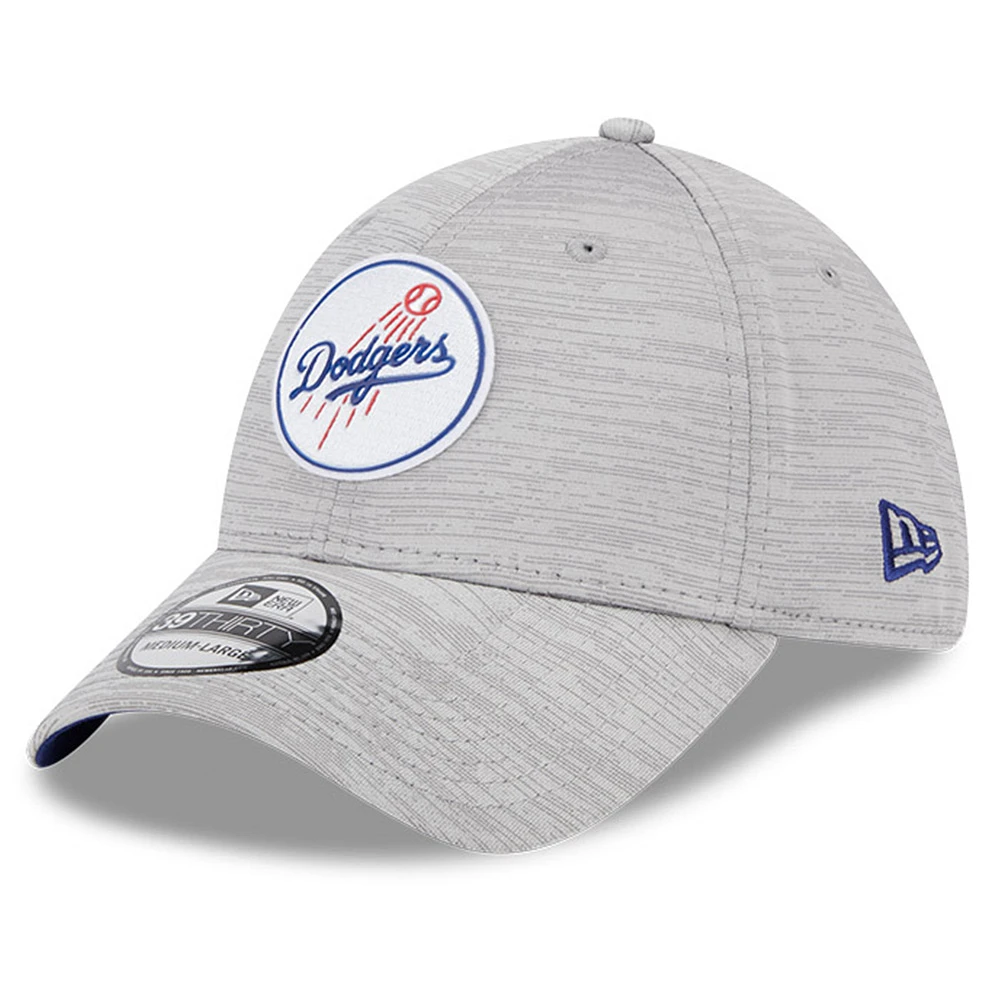 Men's New Era  Gray Los Angeles Dodgers 2023 Clubhouse 39THIRTY Flex Hat