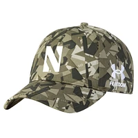 Men's Under Armour  Camo Northwestern Wildcats Freedom Collection Adjustable Hat