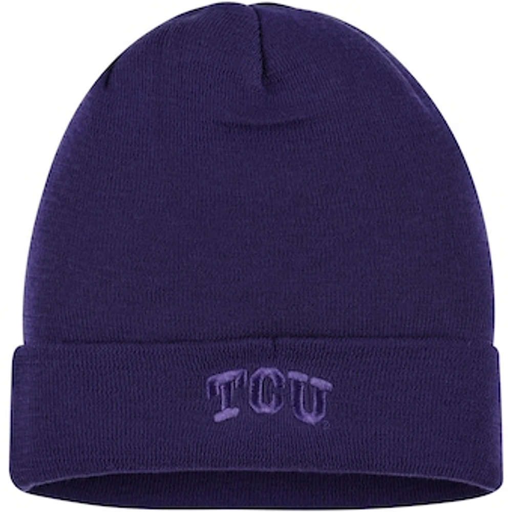 Men's Nike Purple TCU Horned Frogs Tonal Cuffed Knit Hat