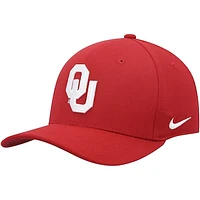 Men's Nike Crimson Oklahoma Sooners Classic99 Swoosh Performance Flex Hat