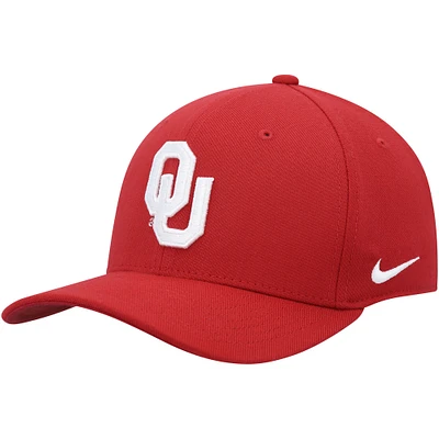 Men's Nike Crimson Oklahoma Sooners Classic99 Swoosh Performance Flex Hat