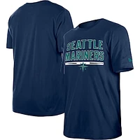Men's New Era Navy Seattle Mariners Batting Practice T-Shirt