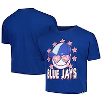 Girls Youth New Era Royal Toronto Blue Jays Team Half Sleeve T-Shirt